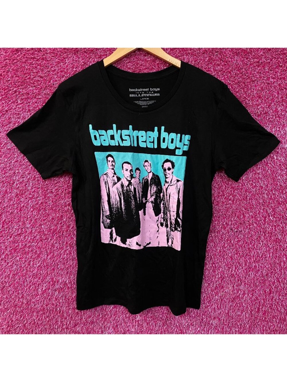 Backstreet Boys Into the Millennium Album Artwork Graphic T-Shirt Large